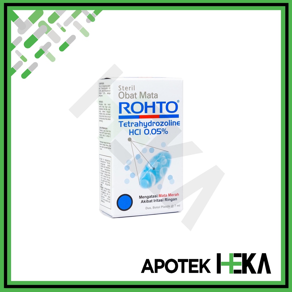 Rohto Tetes Mata 7 ml - Tetes Mata Iritasi (SEMARANG)