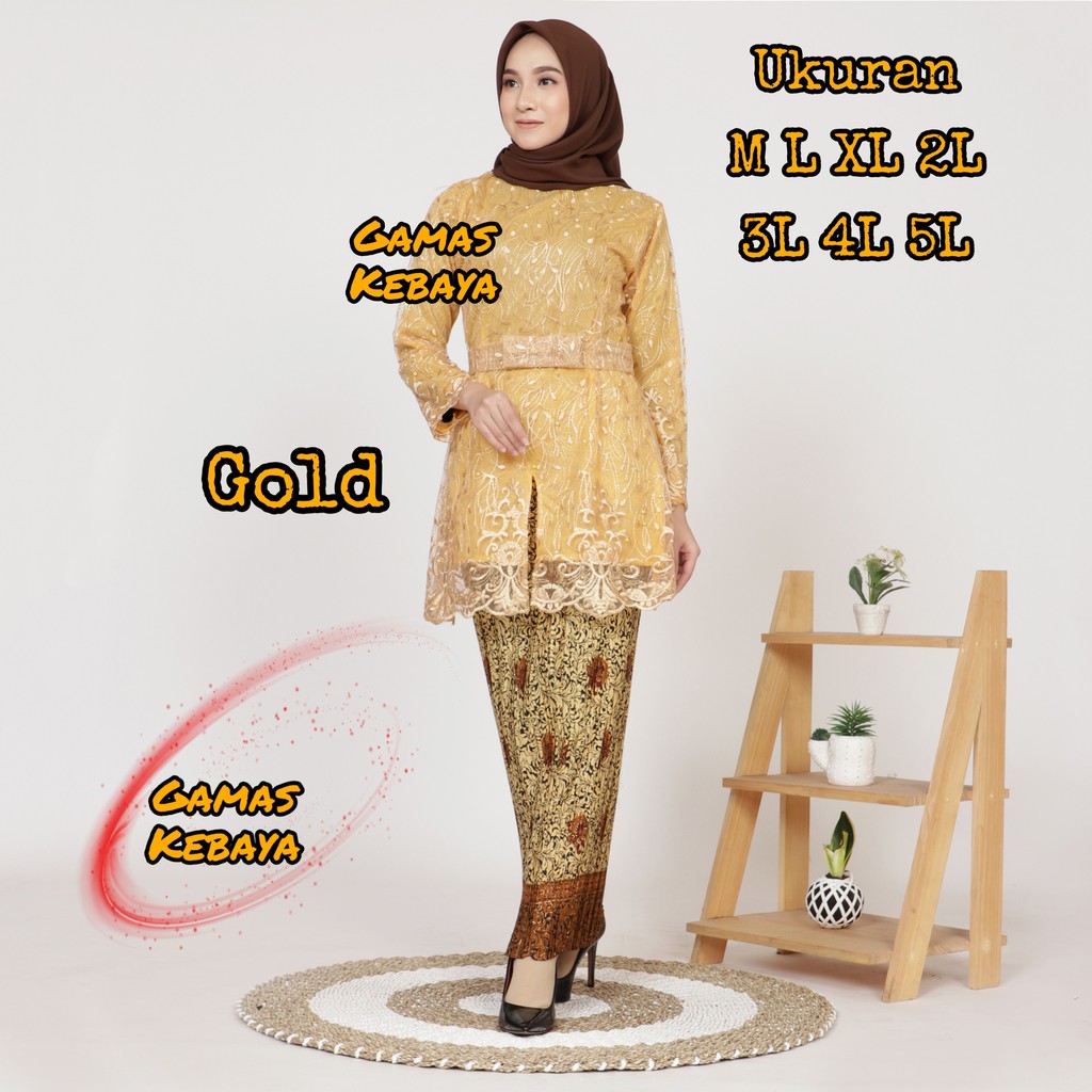 SETELAN KEBAYA CANTIKA TILE MUTIARA/KEBAYA MODERN/KEBAYA JUMBO/KEBAYA BRUKAT/KEBAYA WISUDA/BROKAT