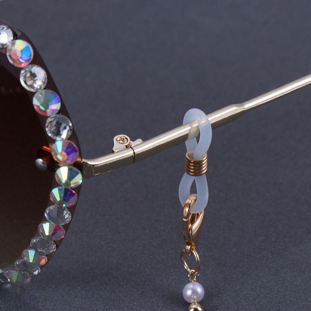 Rantai Kacamata Anti slip Aksen Mutiara