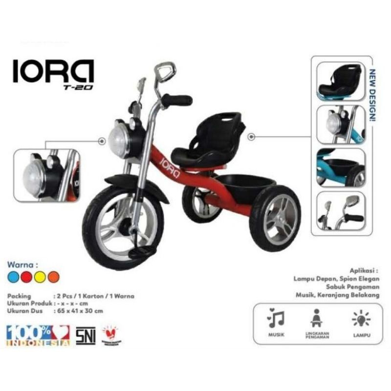 Sepeda Anak Roda Tiga Aviator PC 515 T-20 iora / T20 / AT109/ AT 101 / AT 109