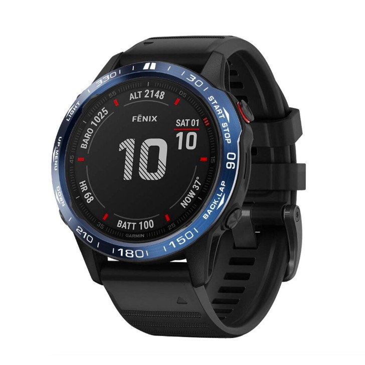 Ring Bezel Protector Khusus Untuk Garmin Fenix 6 / 6 Pro - Stainless Steel