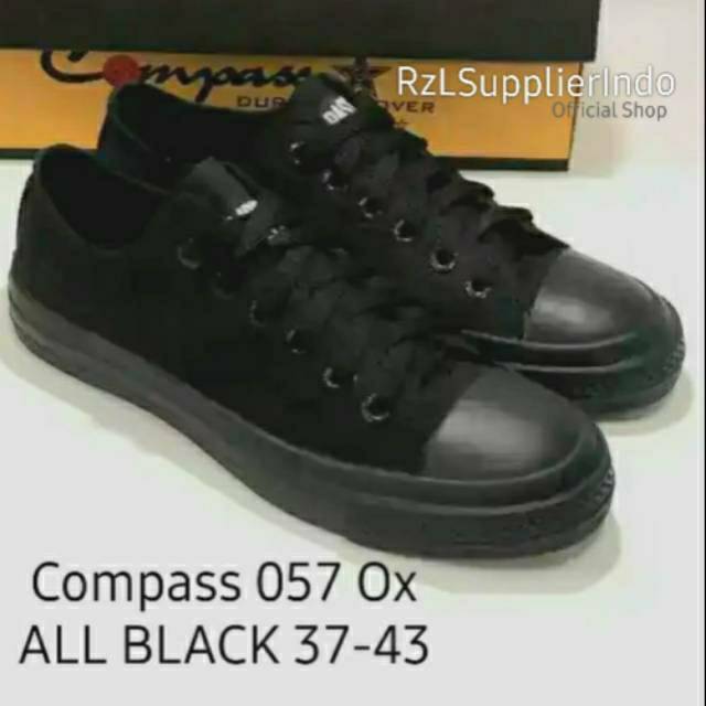 Sepatu Compass  Original / Compass 057 Ox Pendek Hitam / Sepatu Pramuka Hitam 37-43 #Sepatu #Compass