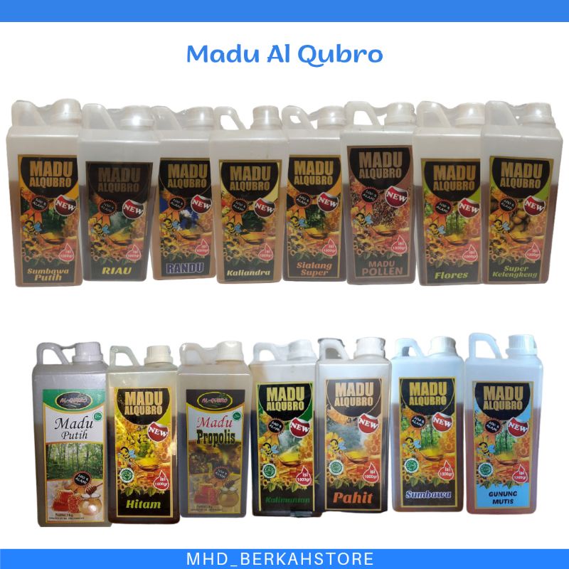 [20Varian] Madu Al Qubro 1Kg Alami AlQubro original Sumbawa, Randu Dll