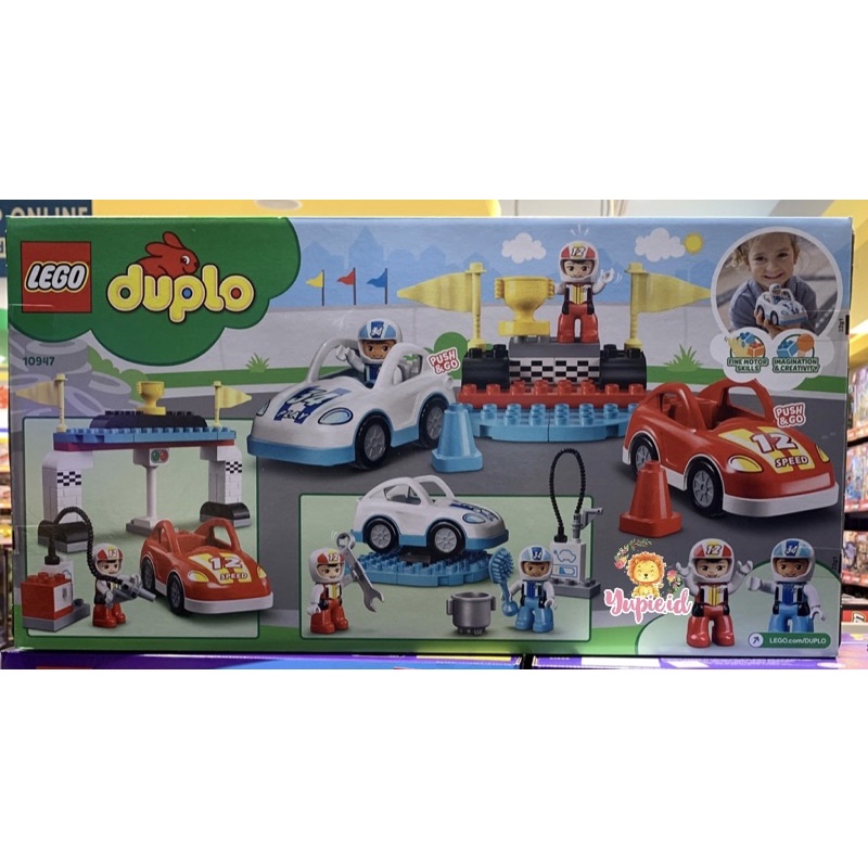 lego duplo 10947 race cars / mainan lego anak