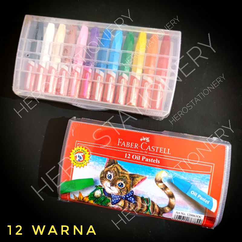 

Krayon faber-castell set 12 warna