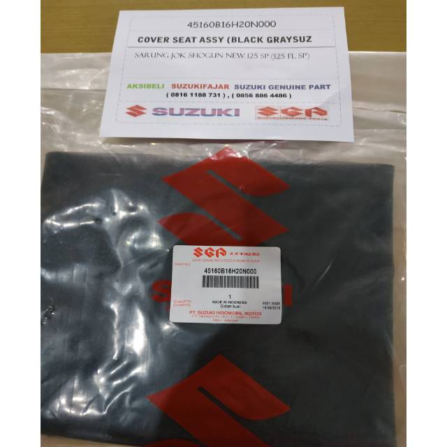 Cover Jok/Sarung Jok Shogun FL125 SP