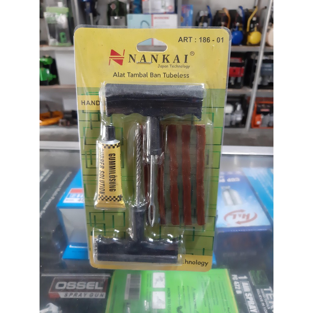 Alat Tambal Ban Tubles 1 Set Nankai Alat Tubles