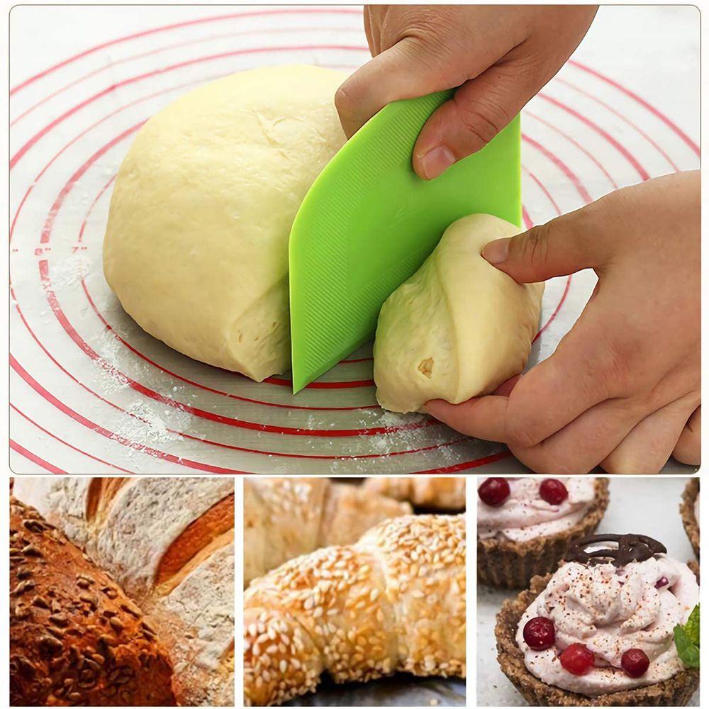 Populer Scraper Adonan Ramah Lingkungan Perlengkapan Dapur Tepi Halus Baking Pastry Tools