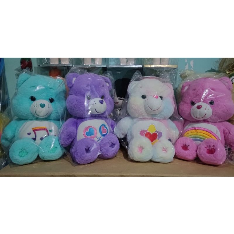 (READY/BUKAN pl ball) Boneka care bears Carebear Mabel Rainbow Ungu Biru Pink 32cm