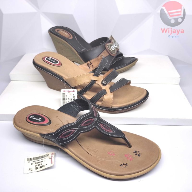 Sandal Trendy Wanita Merk Carvil