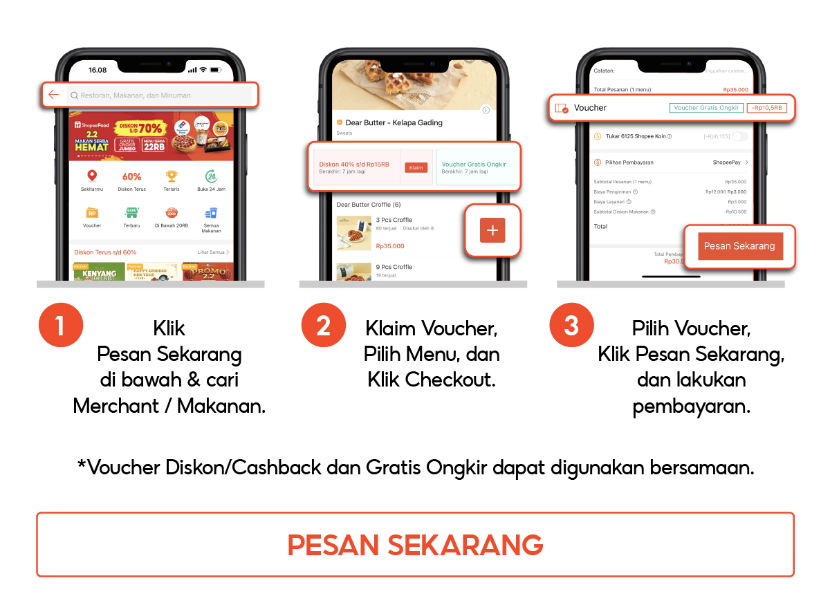 cara shopee food gratis