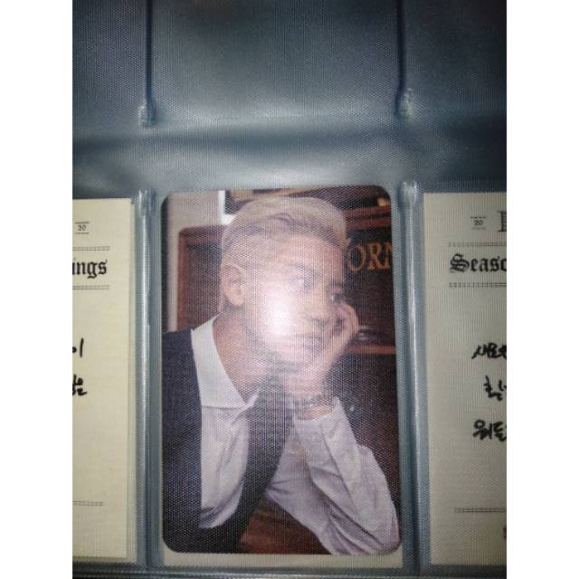 EXO Chanyeol Sehun Photocard Benefit Season Greeting