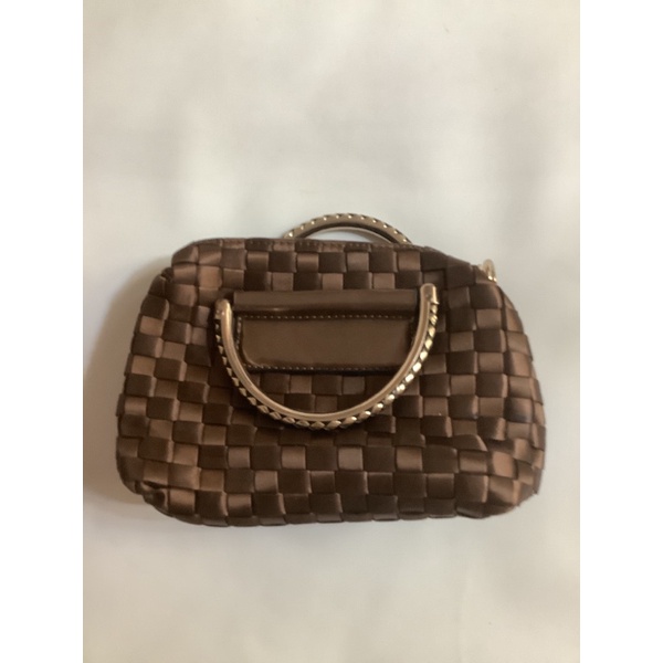 tas wanita Model rajut Tas pesta Warna coklat