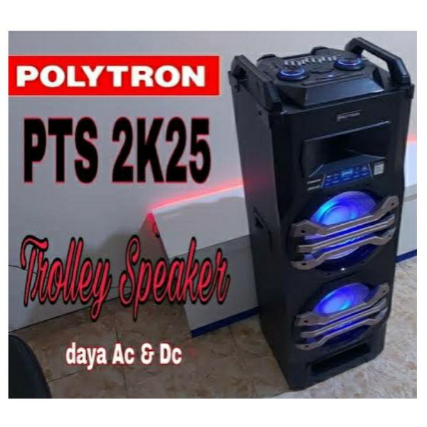 POLYTRON PORTABLE SPEAKER PTS 2K25 XBR WOOFER 12 INCH PTS2K25