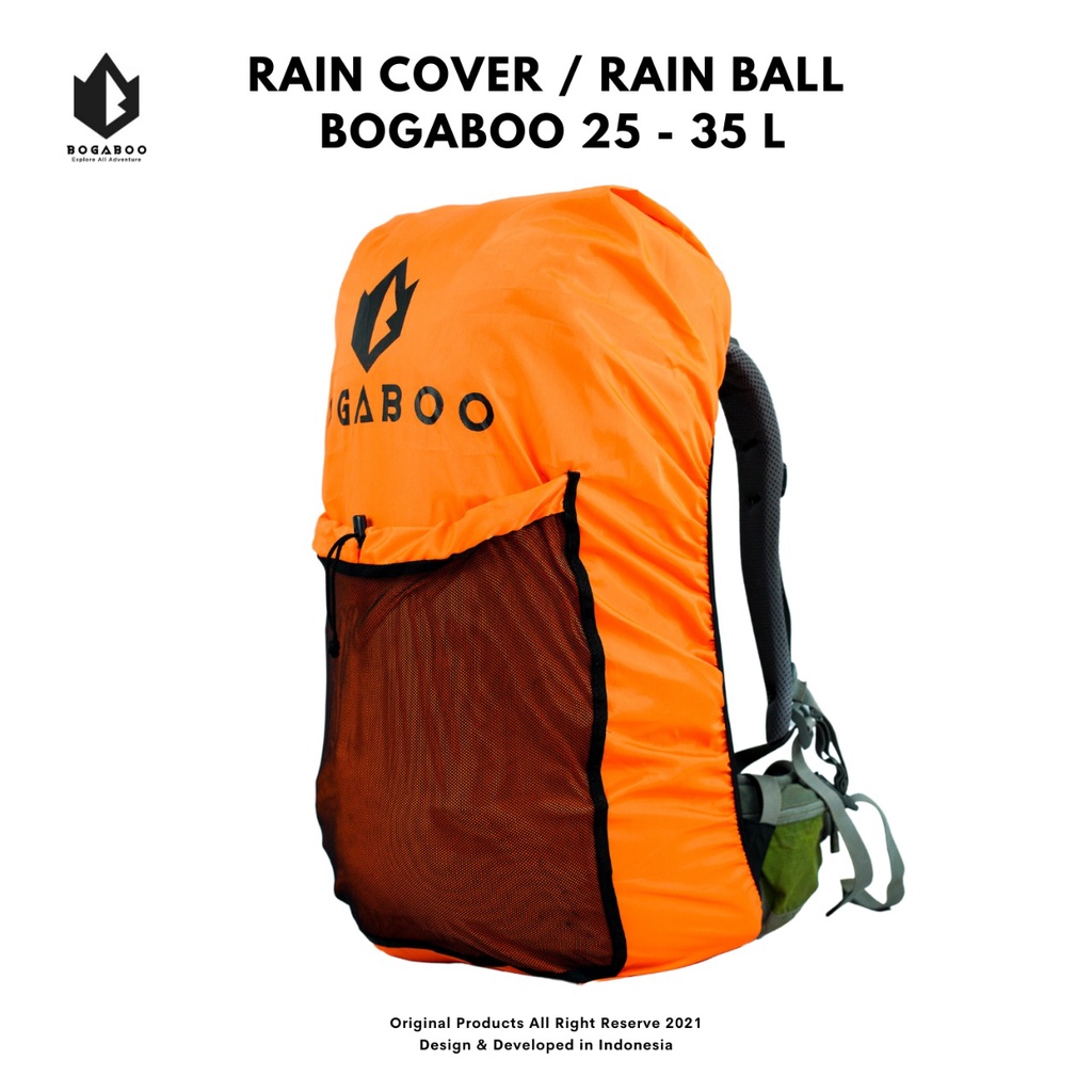 (cod) Coverbag bogaboo raincover seri rain ball 25 up 40 L waterproof - rain cover - raincover - sarung tas - penutup tas - dust bag - waste pocket - rubbish pocket - trush bag - penutup keril