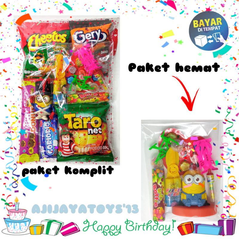 

Bingkisan Snack ulang tahun Anak parcel parsel mainan anak paket jajan ulang tahun