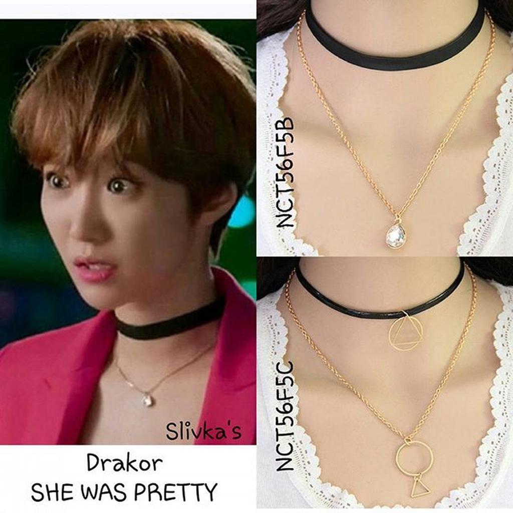 [2 Variants] Choker Collection Drakor She Was Pretty