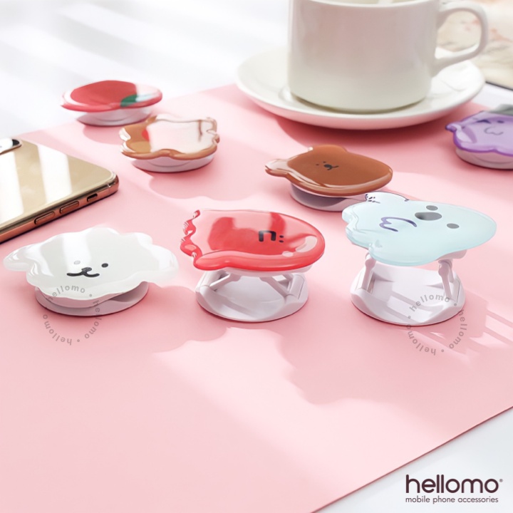 Griptok Kelly Resin Phone Holder Universal Korean Pop Grip Tok Socket