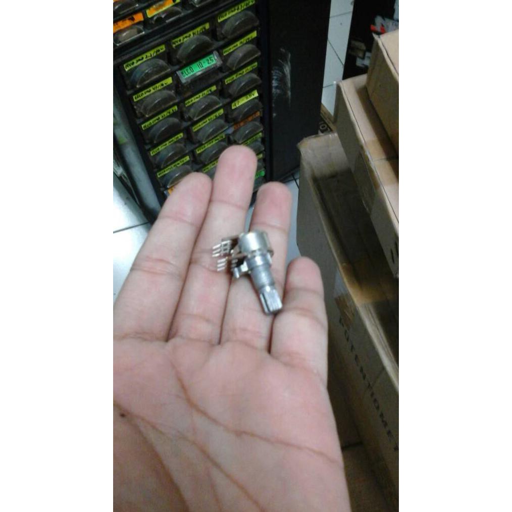 Potensio Mixer Kecil Stereo 10K 50K 100K Pcmja29 Berkualitas