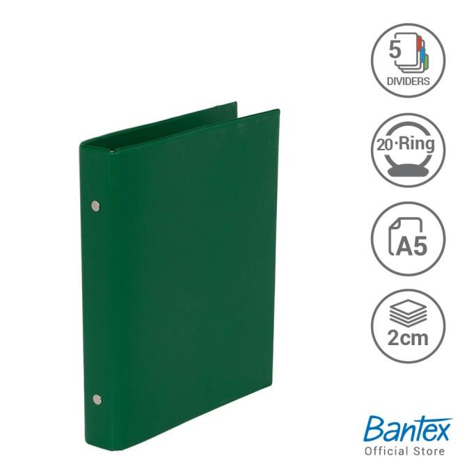 

Bantex Multiring Binder 20 Ring 25mm A5 Grass Green #1324 15