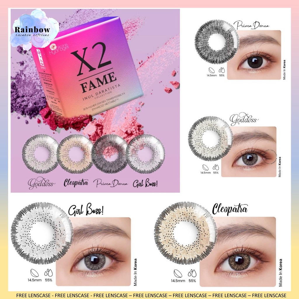 [COD] SOFTLENS X2 FAME NORMAL &amp; MINUS (-0.50 SD -3.00) DIAMETER 14.5MM - EXOTICON