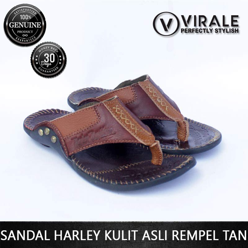 Sandal Pria Kulit Asli - Sandal Selop Pria - Sandal 100% Kulit Asli