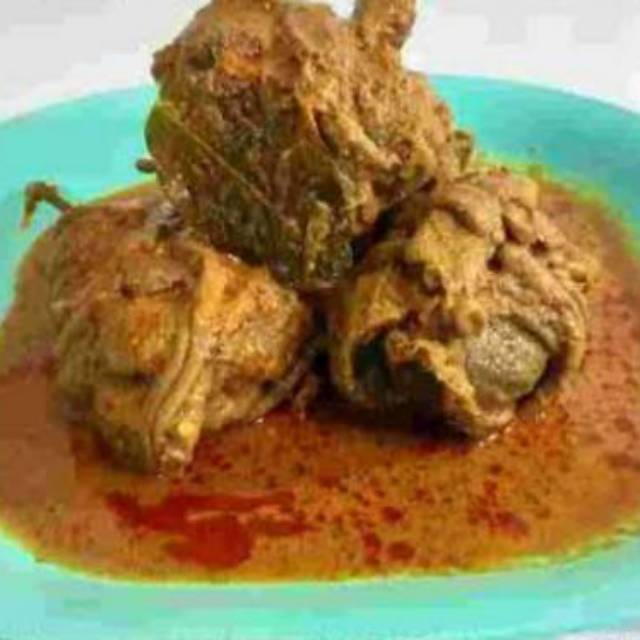 

rendang daging sapi atau ayam bakar