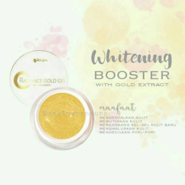 MS Glow Radiance Gold Gel Whitening Booster - 1 item