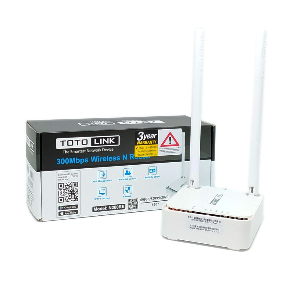 Totolink N200RE Mini Router Wifi Range Extender 300Mbps Wireless N