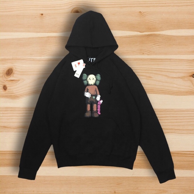 Hoodie Uniqlo X KAWS Holding Pink BFF