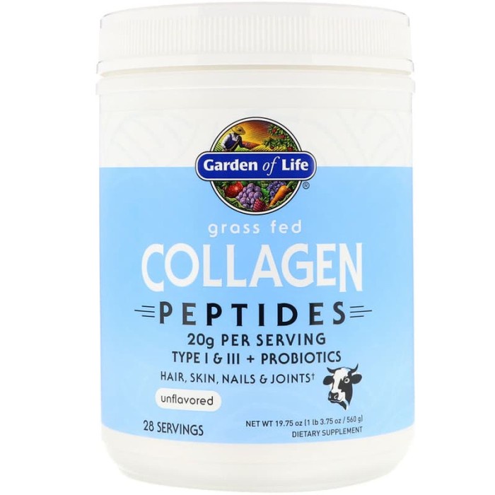 Garden of Life Grass Fed Collagen Peptides Unflavored 560 gr/ Kolagen