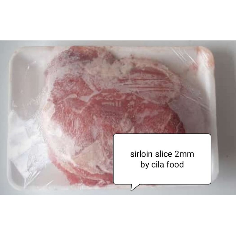 

sirloin slice per kilo