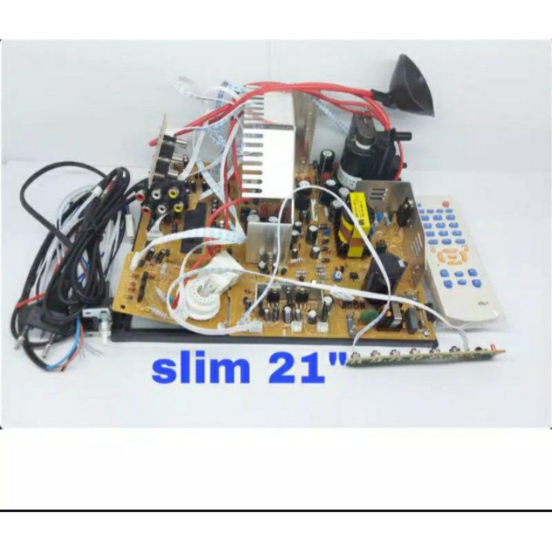 MESIN TV Tabung CRT WCOM U SLIM 21