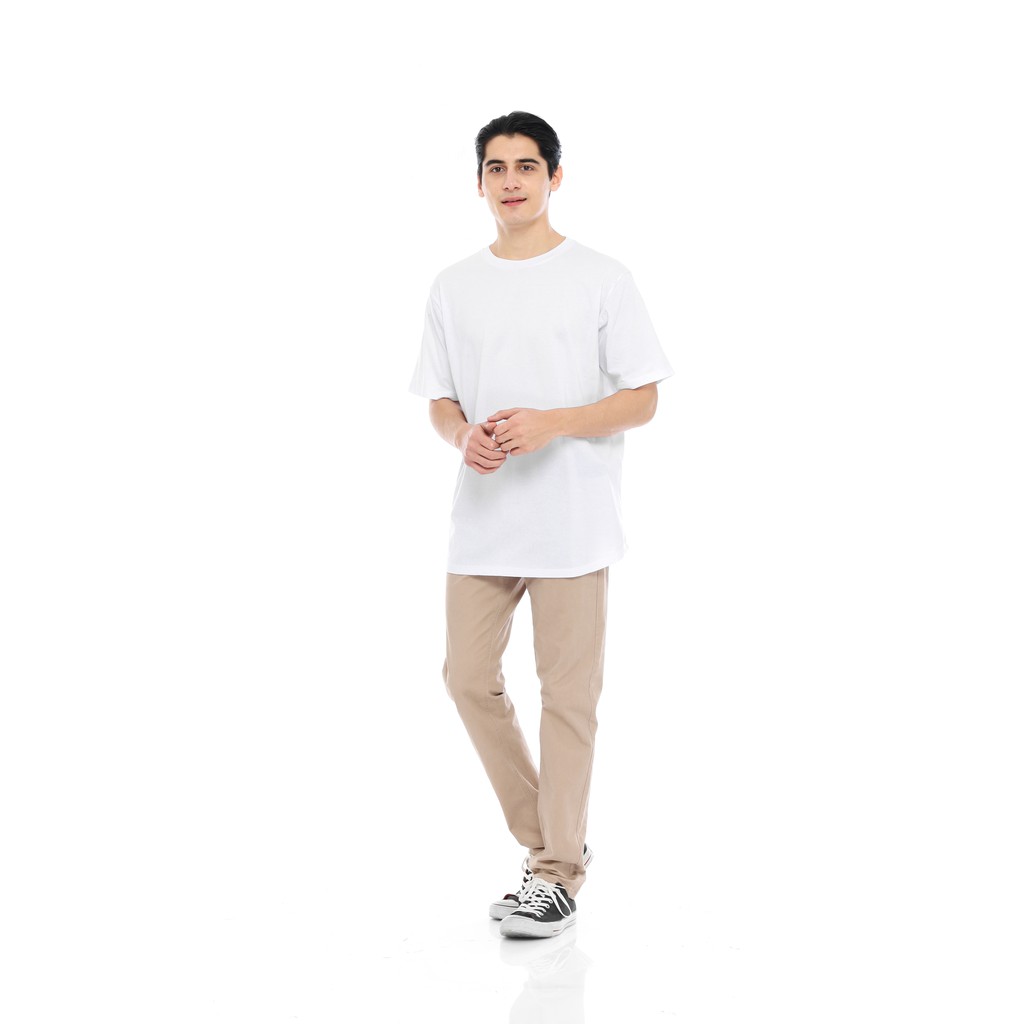 Dyllco T-Shirt Crewneck White - Kaos Polos Putih