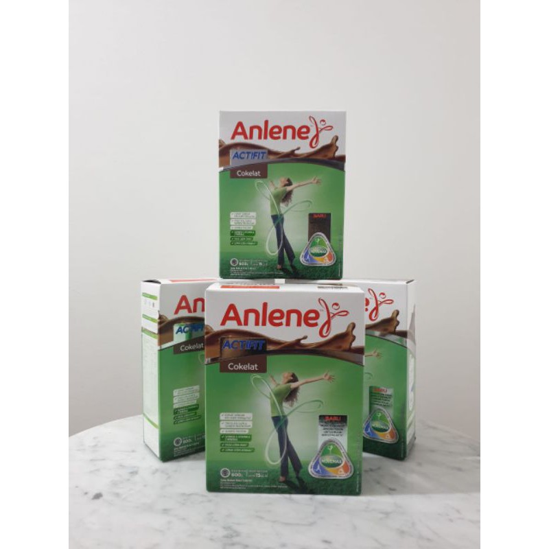 Anlene Actifit Cokelat / Vanila / Original 600 gr Susu Bubuk