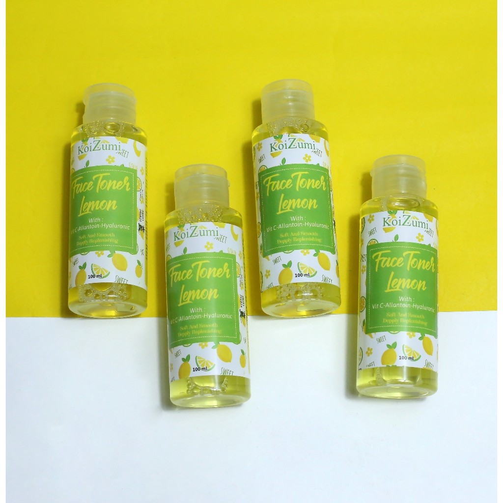 ❤ RATU ❤ Koizumi Face Toner Lemon 100ml | Toner Pelicin Wajah (✔️BPOM)