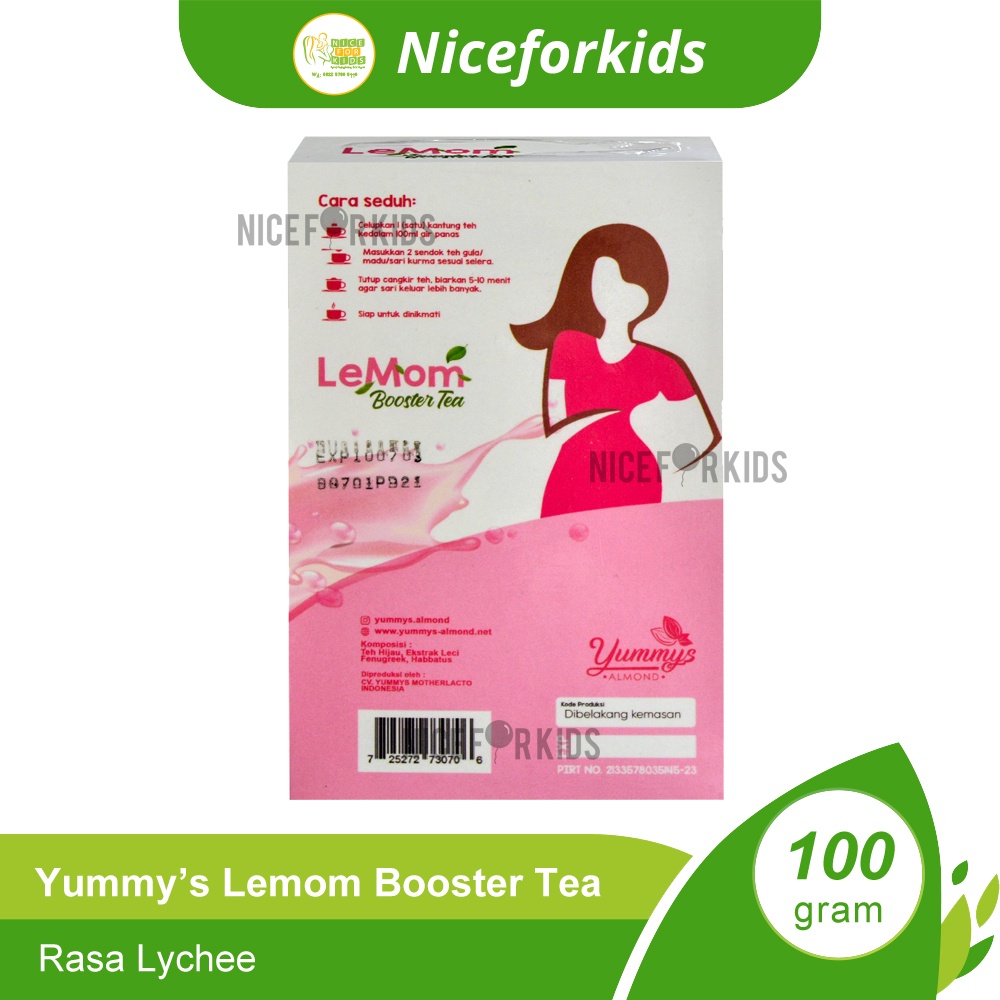 Lemom Booster Tea Yummy's Lemom Asi Booster Pelancar ASI