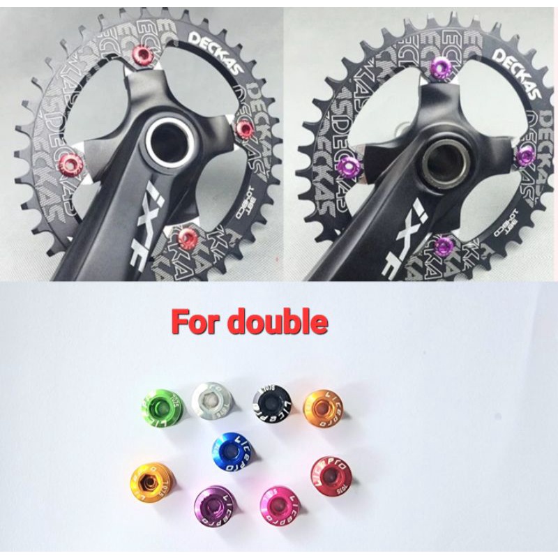 Litepro Baut Chainring For Doubel Baut Chain ring Arm Crank Sepeda Double