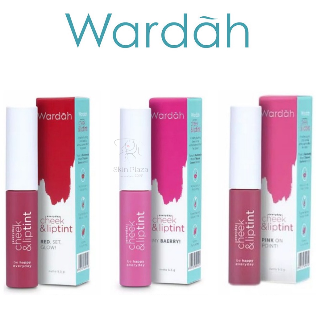 Wardah Cheek and Lip Tint Liptint Blush