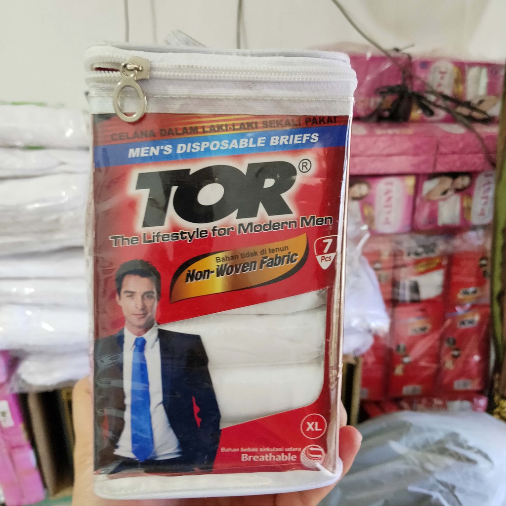 Celana Dalam kertas pria / Disposable Panties Tor