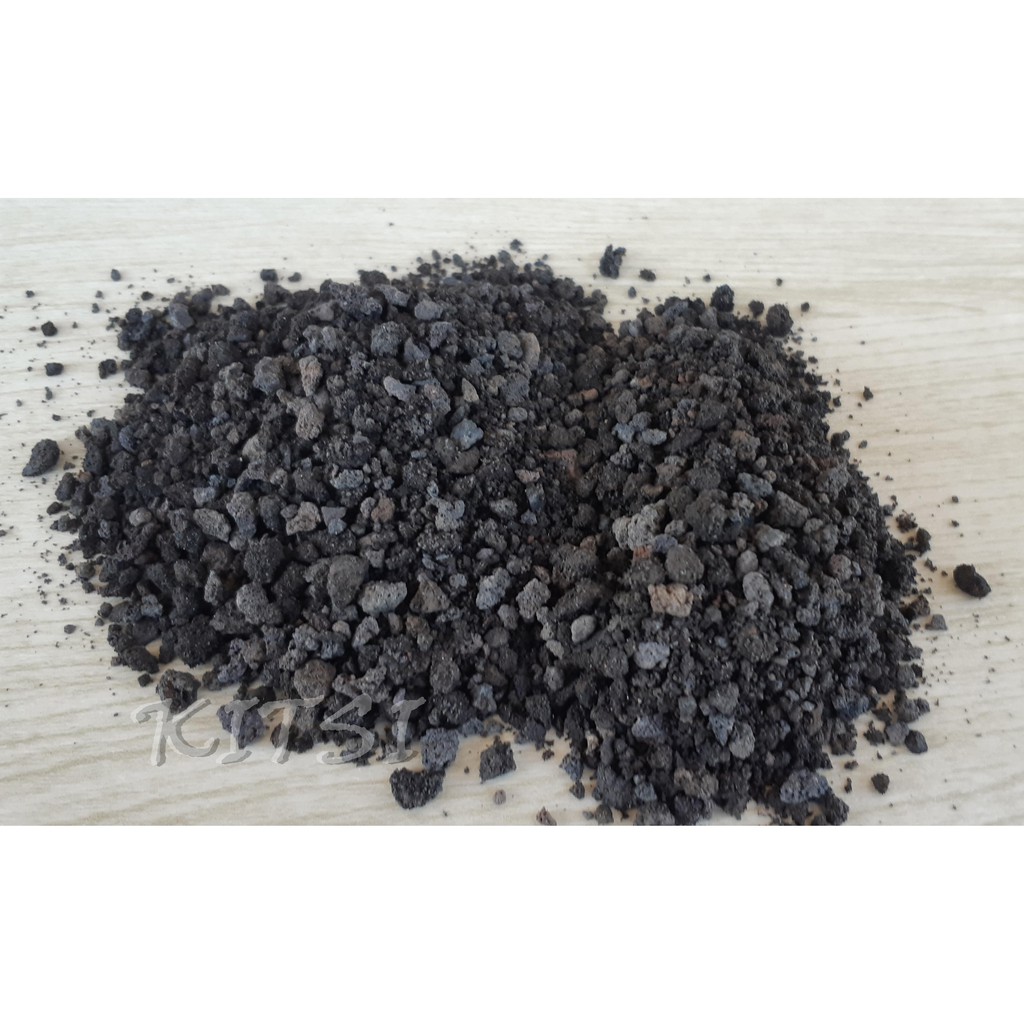 Pasir Malang Hitam KASAR Aquarium Aquascape / Pasir Akuarium / Pasir Hitam  - Jenis KASAR