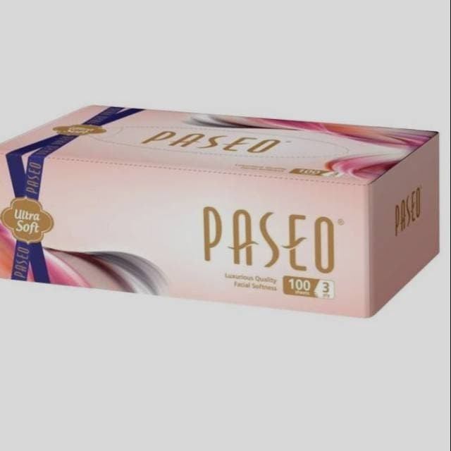 Paseo Velvet Facial Box Ultra Soft 100 Sheet 3 ply