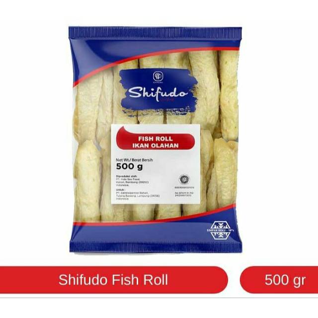 Shifudo Fish Roll 500gr BARCODE 8993374323481 FROZEN FOOD GOJEK GRAB