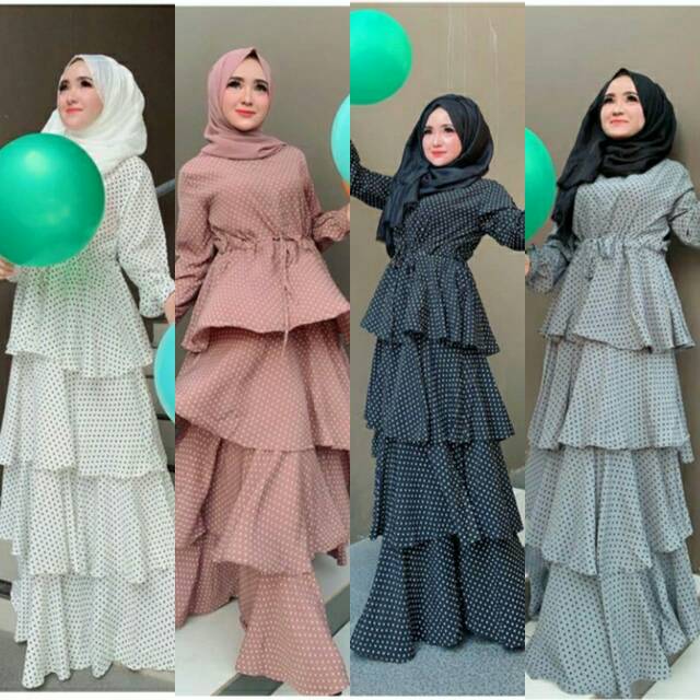 Gamis susun ori by shella sauki