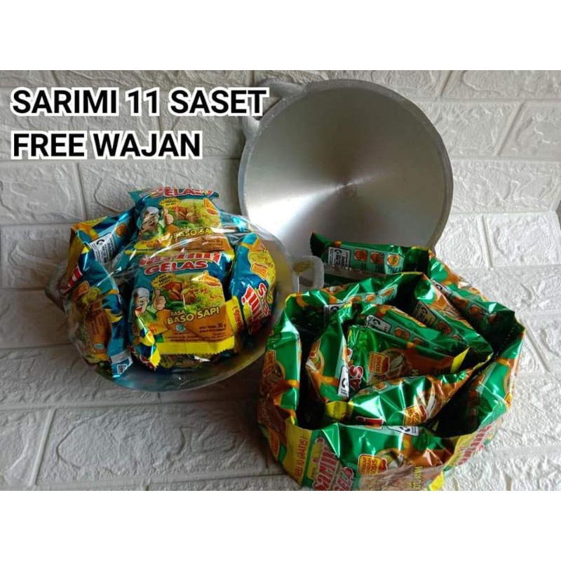 Paket Sarimi Wajan/ Sarimi gelas bonus wajan / Wajan Sarimi/ Wajan Mie Gelas