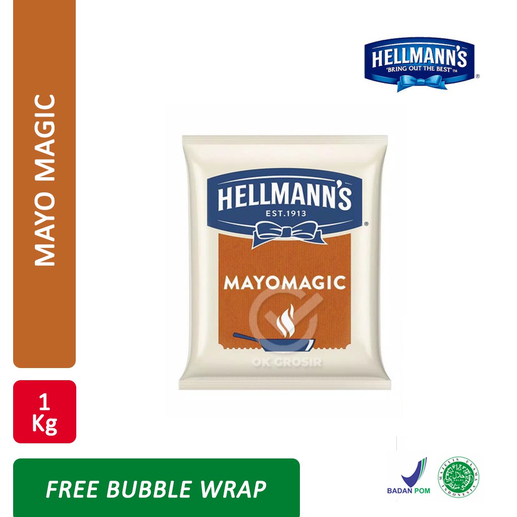 

Hellmann's Mayo Magic Mayonnaise (Pouch 1 Liter)