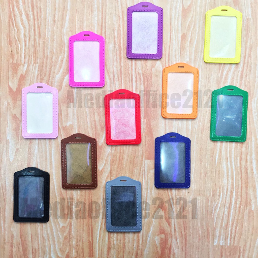 

Card Holder Kulit Sintesis/ Id Card Holder Kulit 1 Sisi