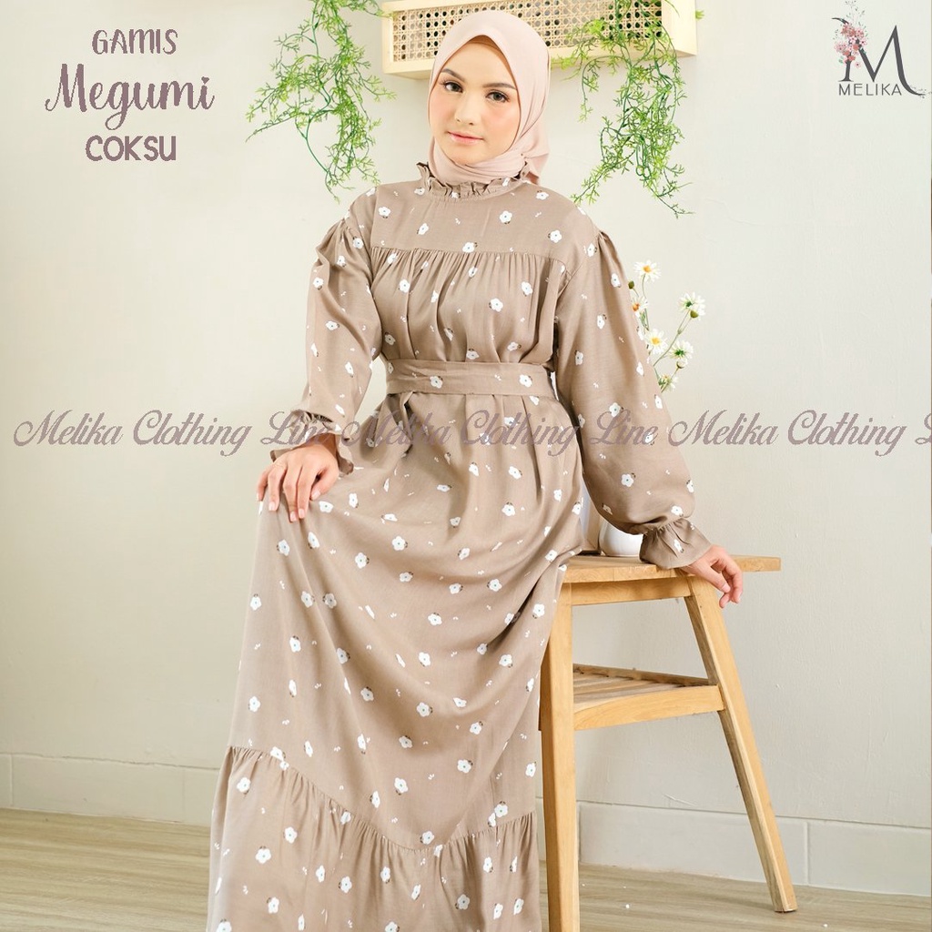 GAMIS HOME DRESS RAYON MUSLIM MEGUMI