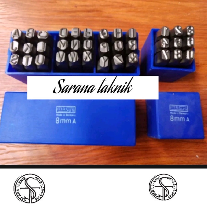 

Berkualitas Masus Germany Huruf Dan Angka Ketok 8 Mm Stamp Punch A - Z - 0-9 Promo