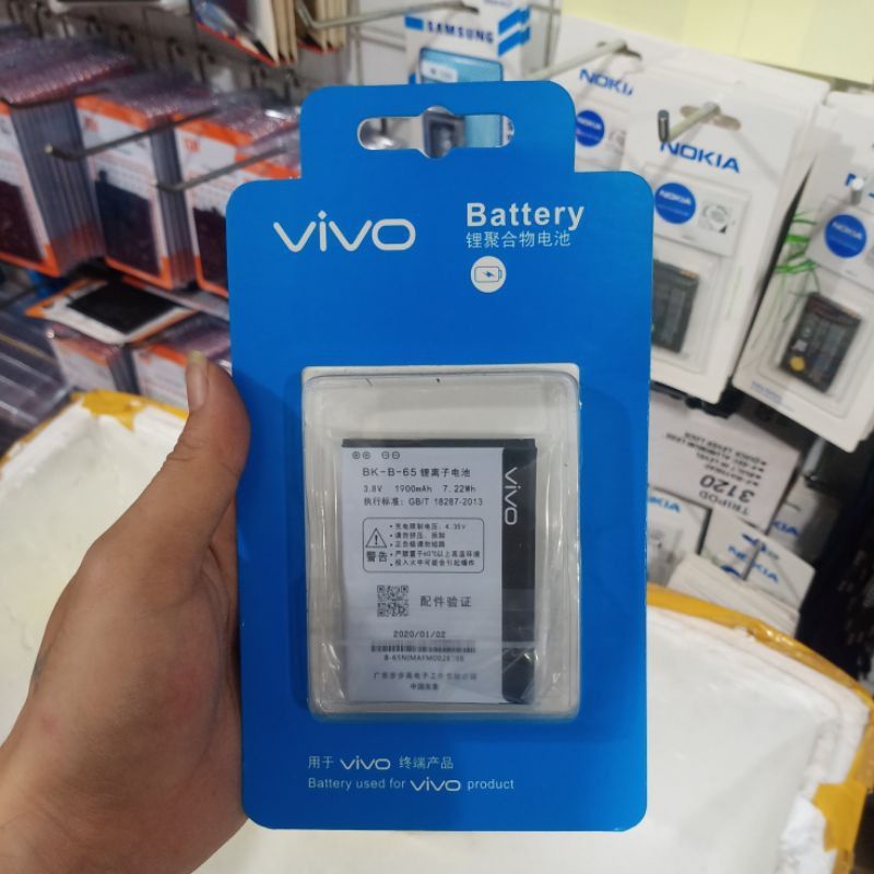 Batt Batre Baterai Battery VIVO Y13 Y15 Y21 Y22 BK-B-65  BKB65 Original